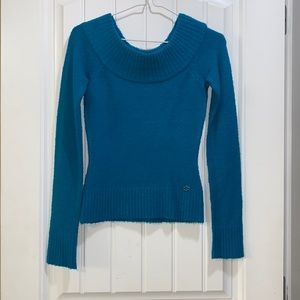 Blue sweater top